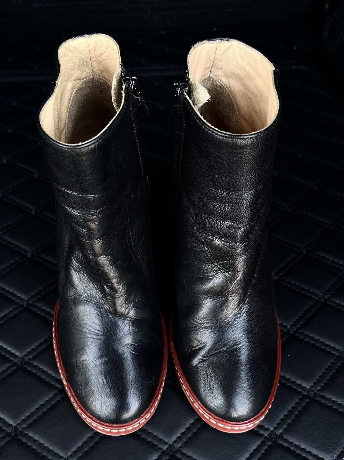 Maison Margiela Maison Margiela MM6 Wedge Boots Size US 5.5 / IT 35.5 - 2 Thumbnail
