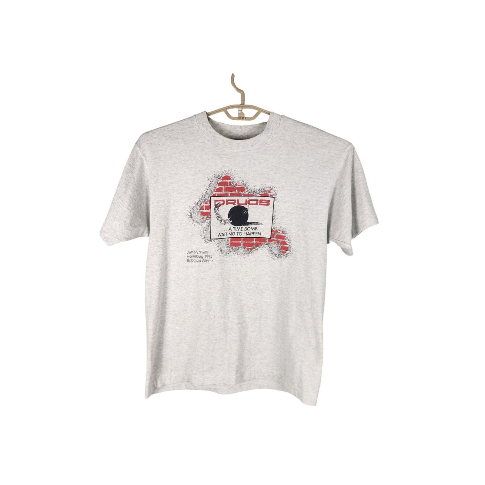 Other Vintage 1993 Anti Drug T Men's large Size US L / EU 52-54 / 3 - 1 Thumbnail