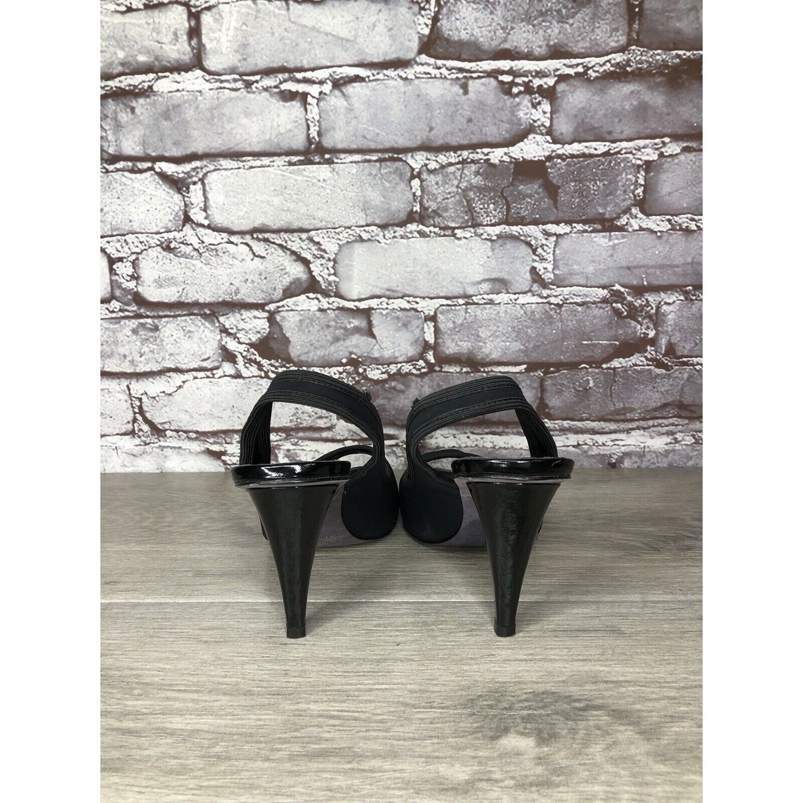Donald Pliner Donald J Pliner Fenia Couture Black Fabric Stiletto Heels Wo Size US 7.5 / IT 37.5 - 4 Thumbnail