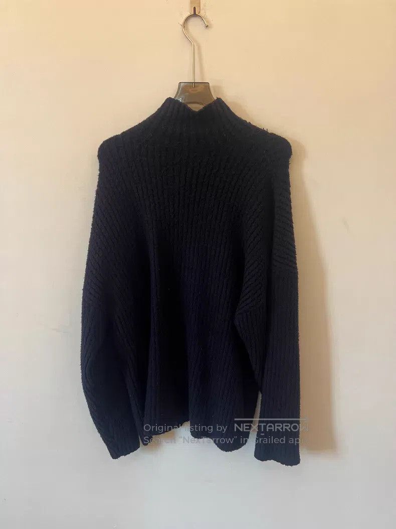 Balenciaga Balenciaga Cursive Logo High Neck Sweater Size US S / EU 44-46 / 1 - 2 Thumbnail
