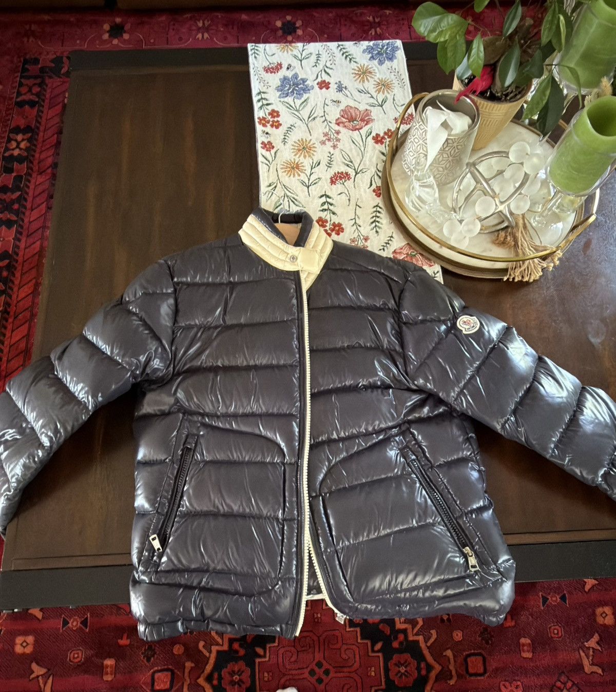 Moncler Moncler Navy Down Aubert Jacket Size US S / EU 44-46 / 1 - 1 Thumbnail