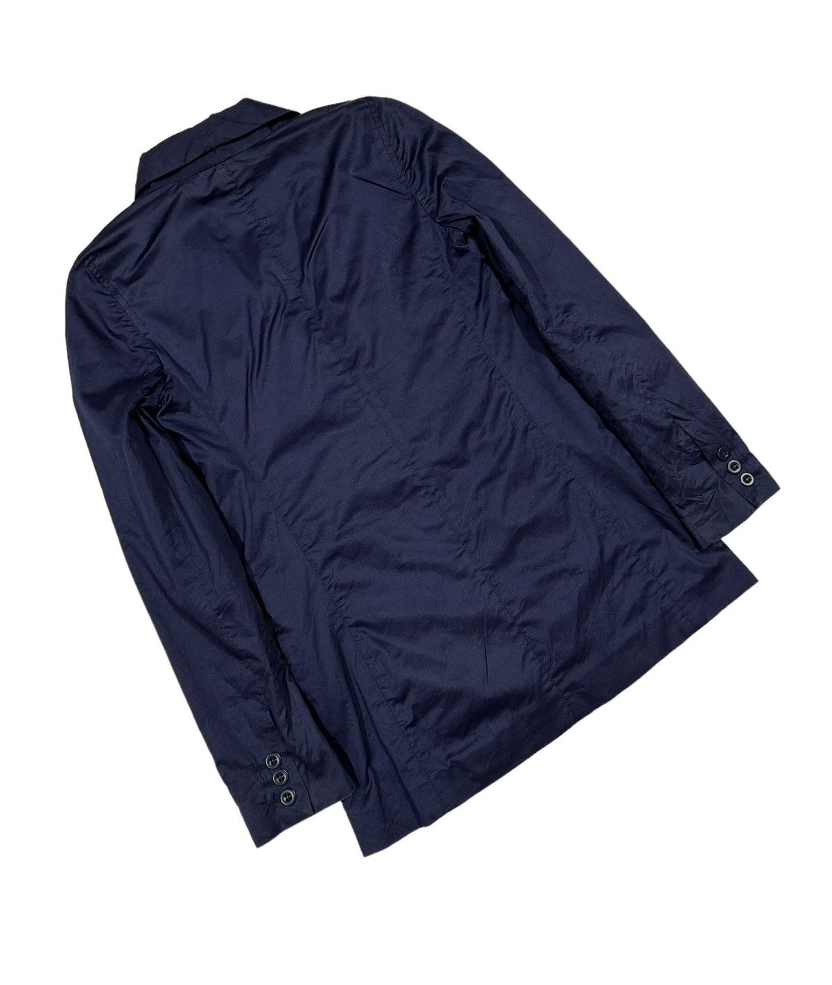 Alexander McQueen Alexander Mcqueen Navy Blue Blazer Jacket Size 36 Size 36S - 14 Thumbnail