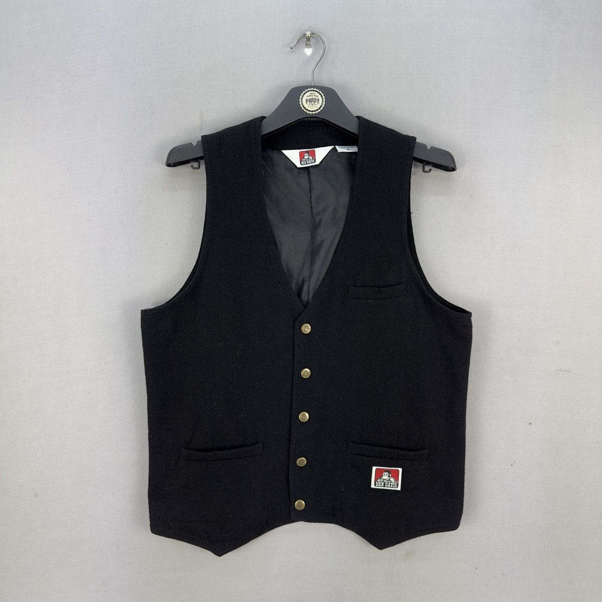 Vintage 90's Ben Davis Wool Vest Rare & Stylish Workwear