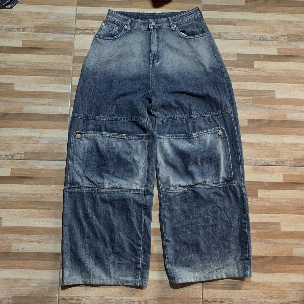 Japanese Brand OOTJ Wide Denim Jeans Size US 28 / EU 44 - 1 Thumbnail