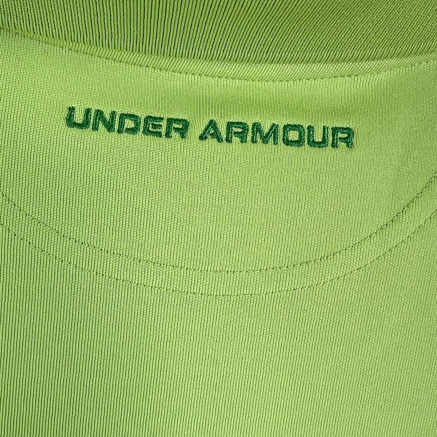 Under Armour Under Armour HeatGear Polo Shirt Mens 2XL Short Sleeve Green Polo, Collared, Pullover, Breathable, Stretch, Logo, Embroidered, 2XL, Regular Fit Size US XXL / EU 58 / 5 - 6 Thumbnail