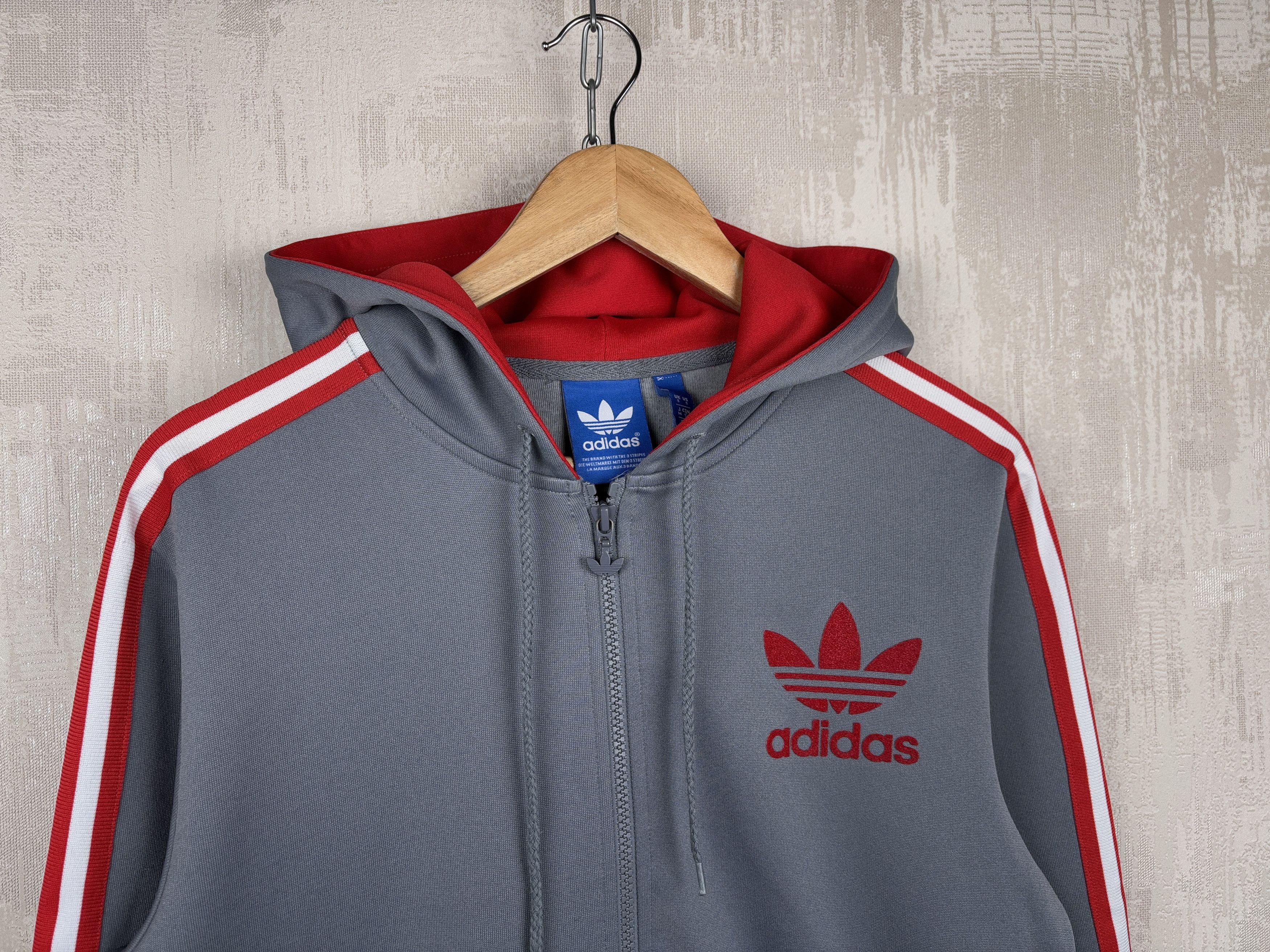 Adidas × Vintage Vintage Adidas Firebird Zip Hoodie Track Top Trefoil Size US S / EU 44-46 / 1 - 4 Thumbnail