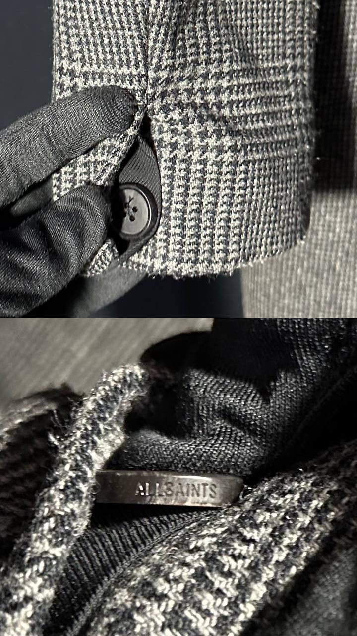 Allsaints ALLSAINTS Lorie Tula Wool Blend Coat Tweed Italian Cloth Size L / US 10 / IT 46 - 2 Thumbnail