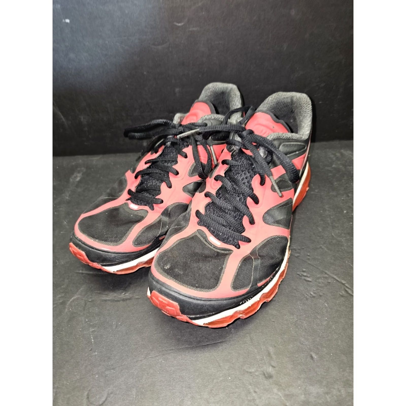Nike Nike Air Max+ 2012 White Black Action Red 487982-016 Men's Size 9 Sneaker Shoes Nike Air Max 2012 Collection Mens Size US 8 / EU 41 - 2 Thumbnail