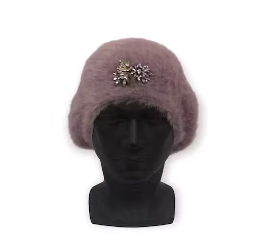 image of Zara Plain Fleece Design Beanie Hat, Men's