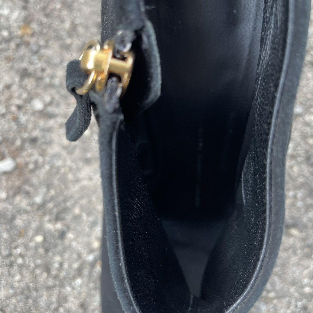 Giuseppe Zanotti Giuseppe Zanotti shoes COLINE JETI HIGH BLAC PUMP GOLD HEELS Size US 7.5 / IT 37.5 - 8 Thumbnail