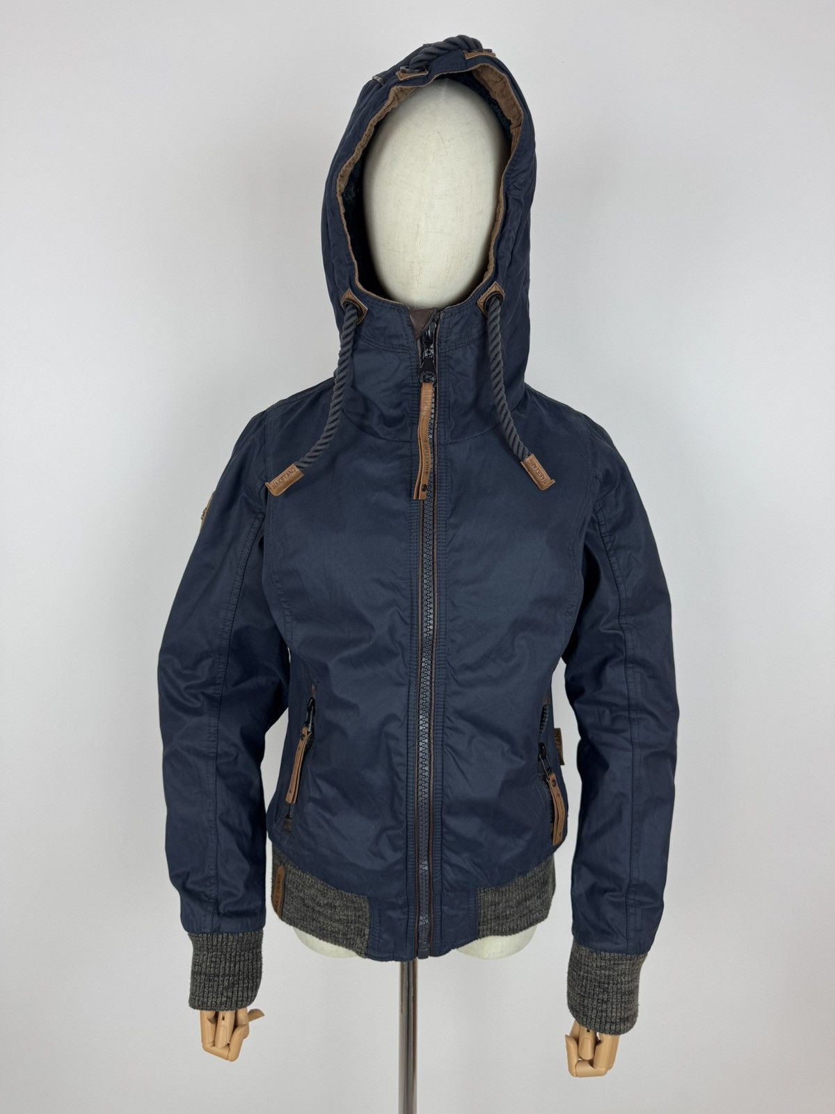 Naketano Naketano Hooded winter jacket wax cotton Women’s size S Size S / US 4 / IT 40 - 2 Thumbnail