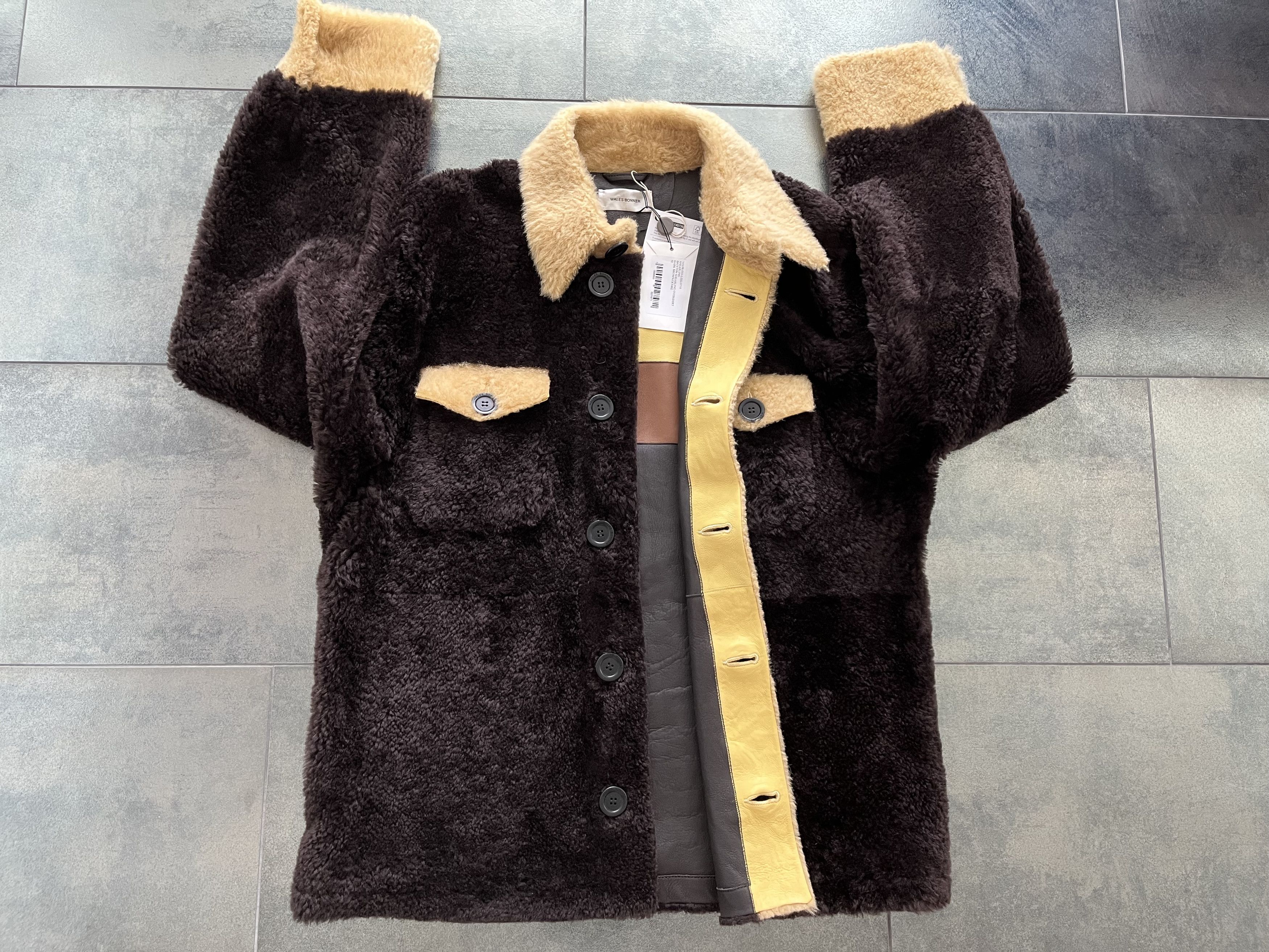 Wales Bonner Runway Shearling Jacket Brown/Multi Size US M / EU 48-50 / 2 - 9 Thumbnail