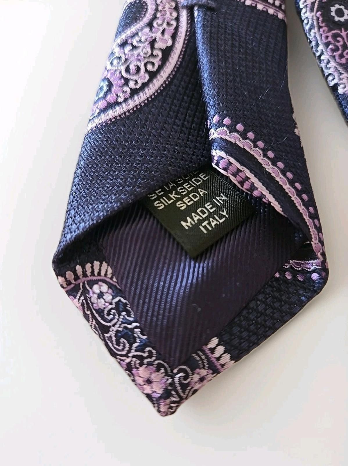 Ermenegildo Zegna ERMENEGILDO ZEGNA Luxury Silk NeckTie Paisley Design New Size ONE SIZE - 5 Thumbnail