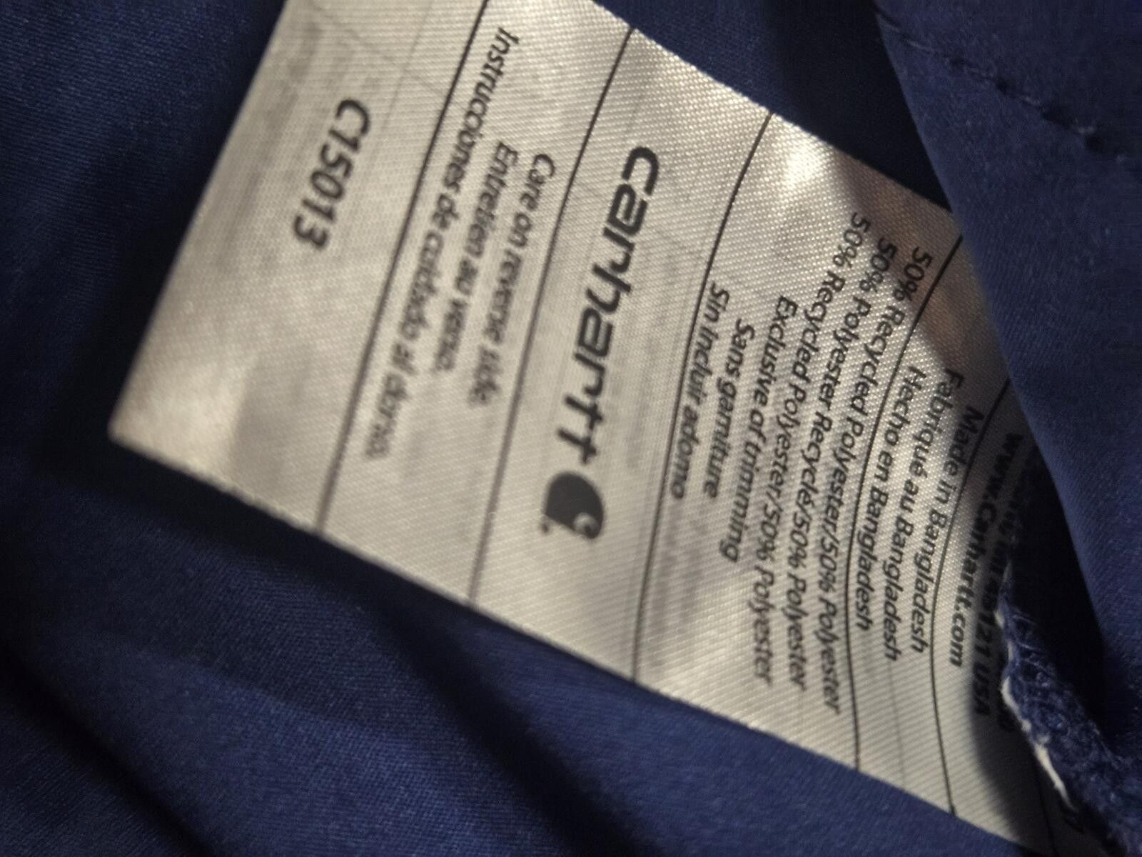 Carhartt NWT Carhartt Force Essentials Scrub Top XL Navy Blue Unisex Size US XL / EU 56 / 4 - 5 Thumbnail
