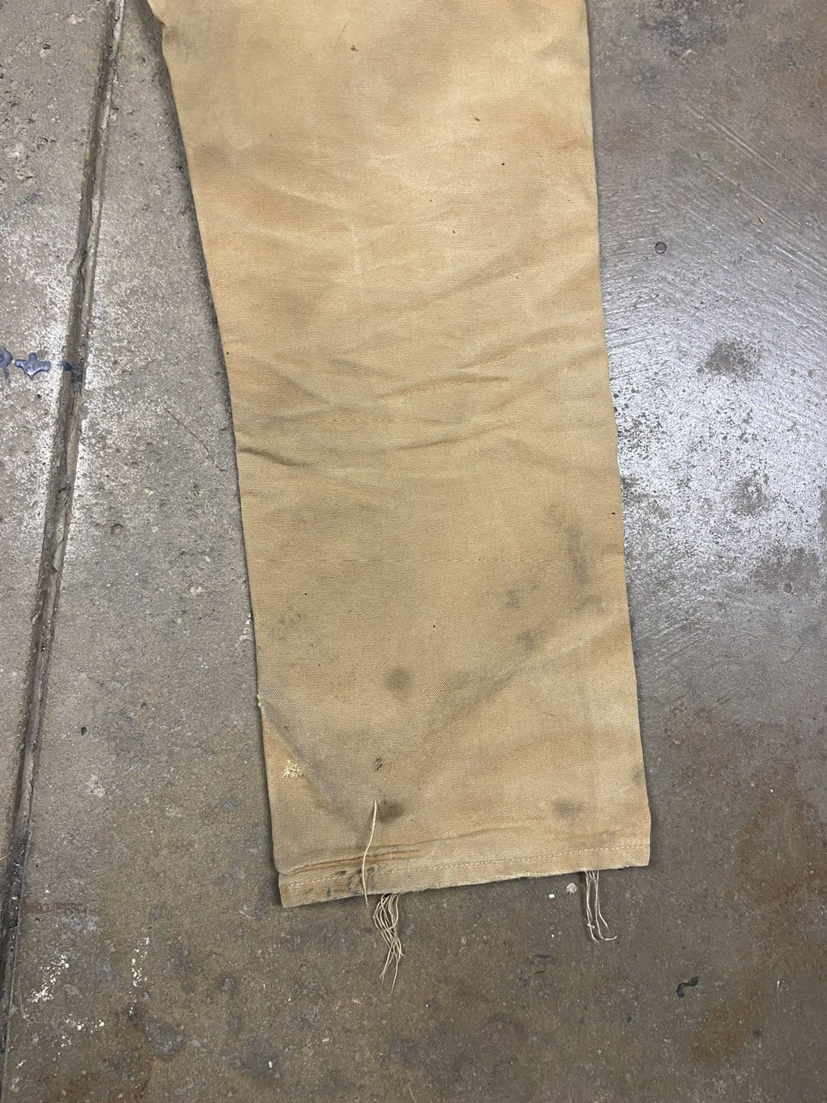 Carhartt × Vintage TAN CARHARTT DOUBLE KNEE WORK PANTS JEANS Size US 34 / EU 50 - 6 Thumbnail