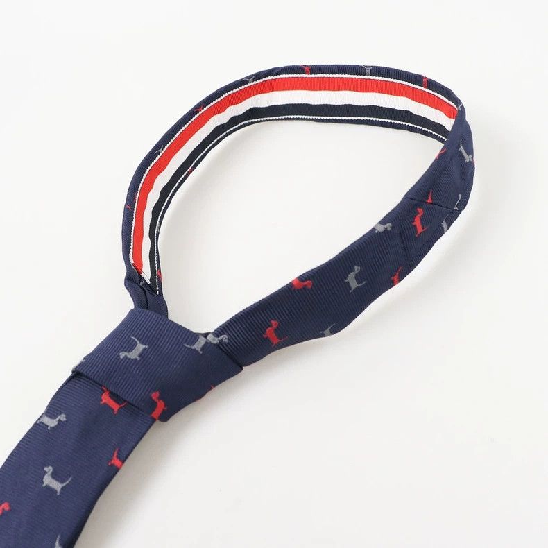 Thom Browne Thom Browne Classic Tibetan blue necktie Size ONE SIZE - 4 Thumbnail