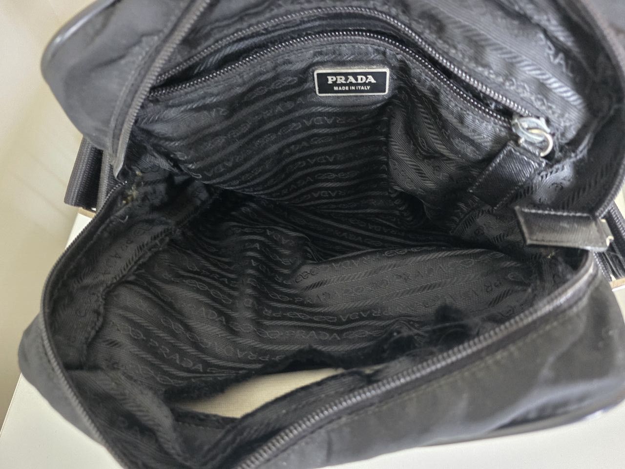 Prada Prada Bag Black Tessuto Nylon Crossbody Size ONE SIZE - 5 Thumbnail