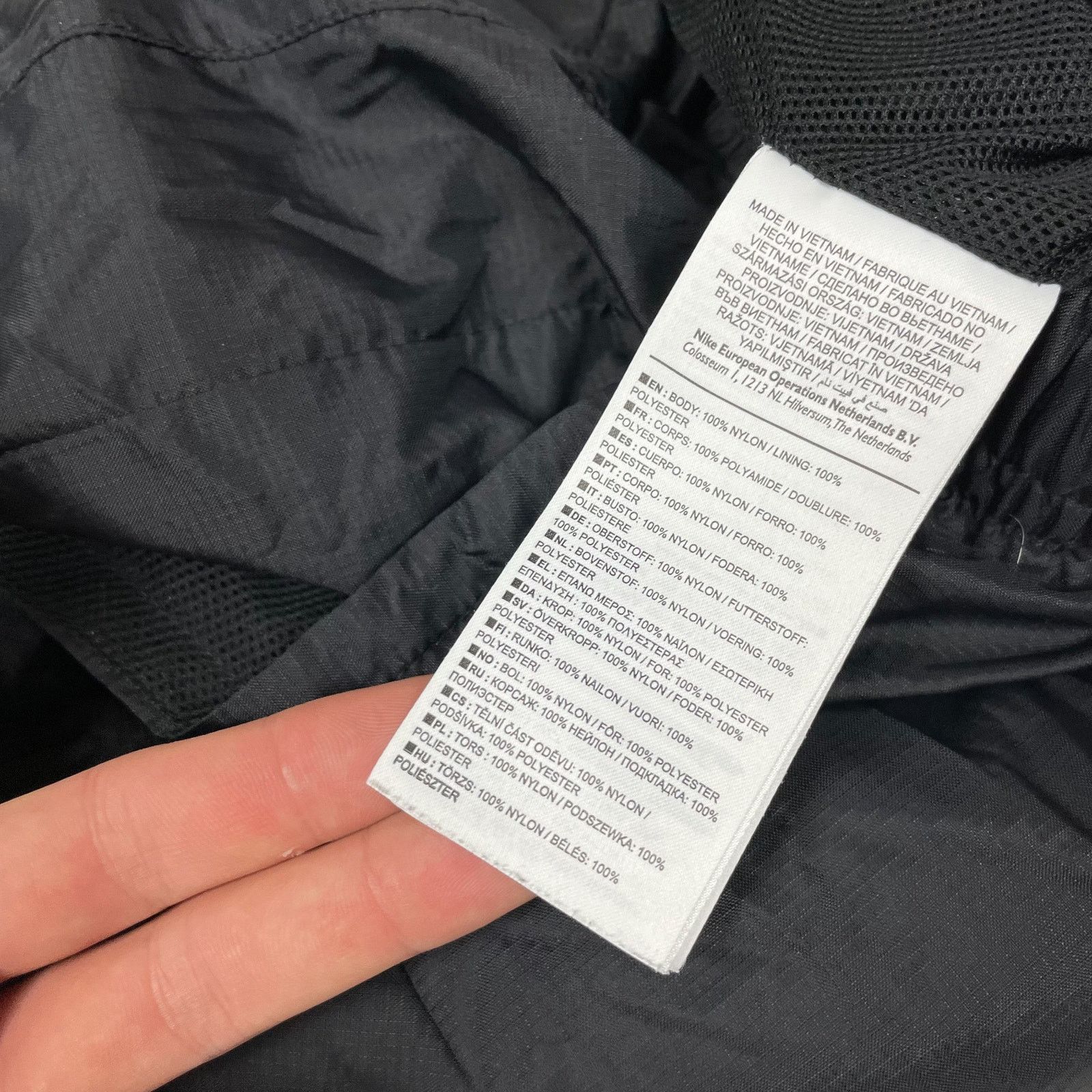 Nike Nike Men's Black Swoosh Pockets High-Rise Track Pants Small Size US 30 / EU 46 - 9 Thumbnail