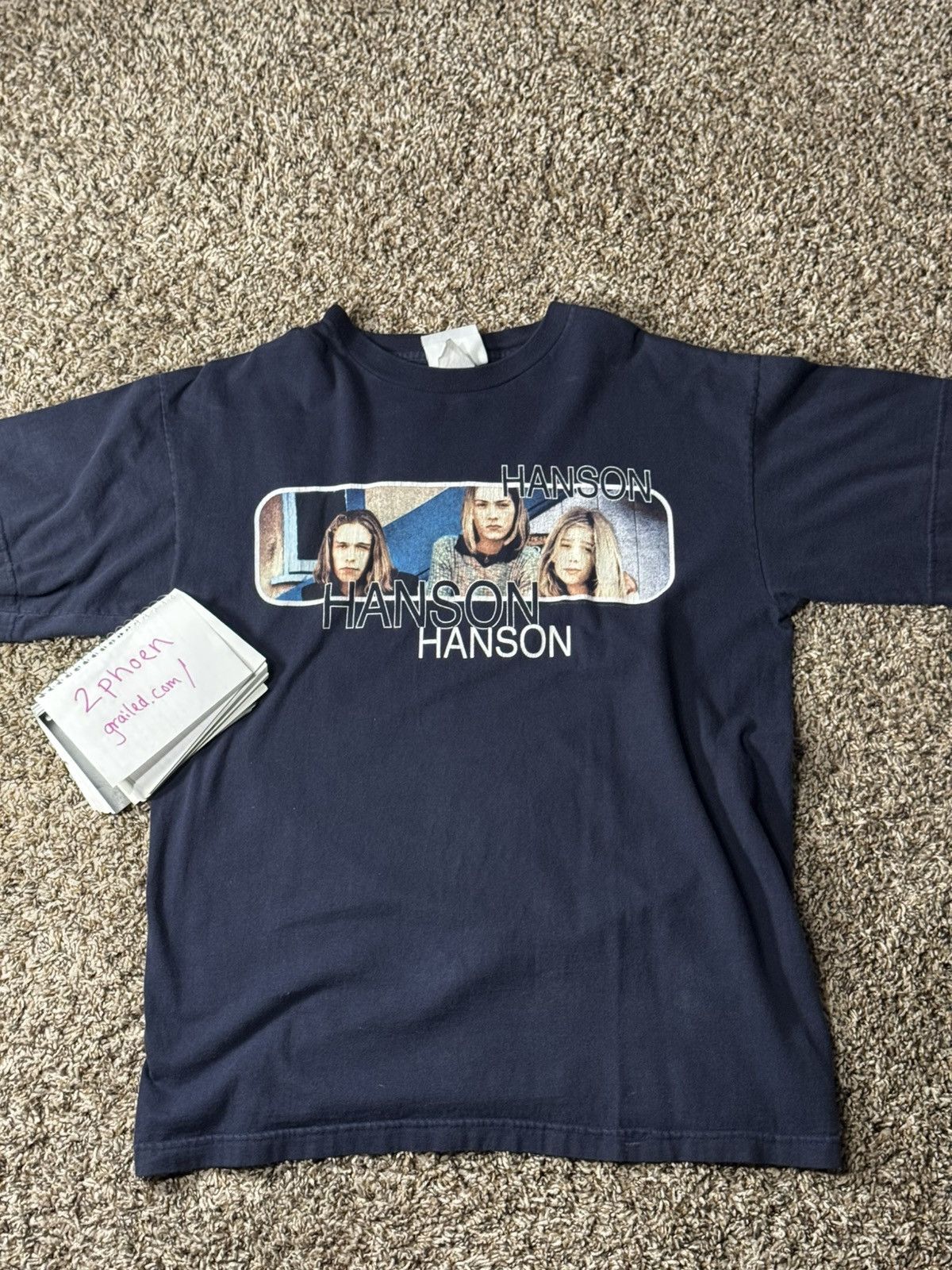 Other Vintage 90s Hanson Tee Size US L / EU 52-54 / 3 - 1 Thumbnail