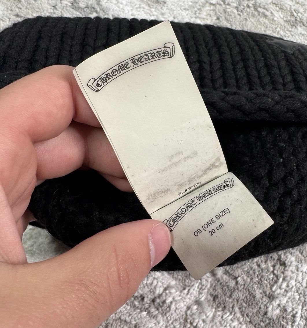 Chrome Hearts Cross patch cashmere beanie Size ONE SIZE - 10 Thumbnail