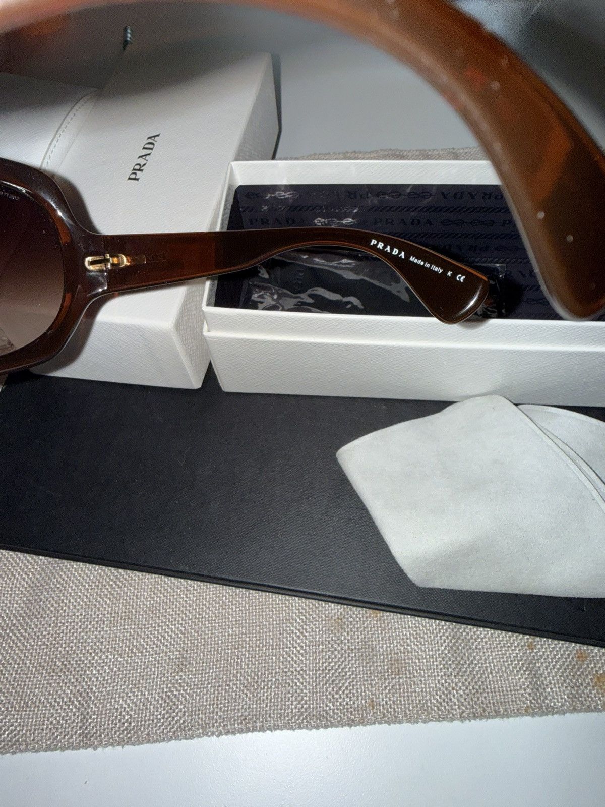 Prada Prada ski google oversized sunglasses runway 2011 Size ONE SIZE - 7 Thumbnail
