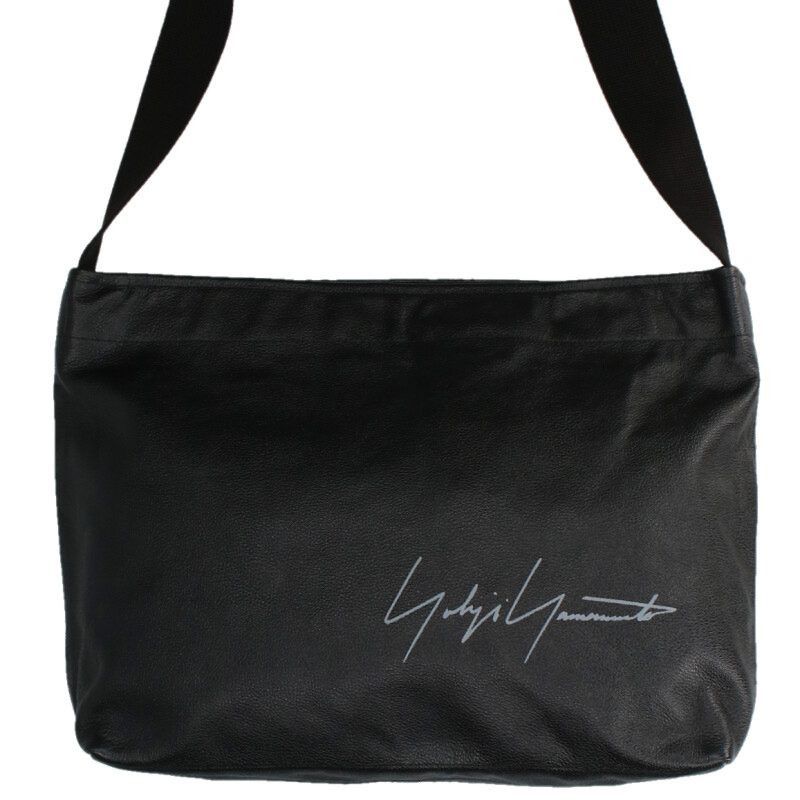 Yohji Yamamoto ブラックレザートートバッグ　青山本店ノベルティ Yohji Yamamoto AOYAMA NOVELTY ”Original Bag” | Yohji