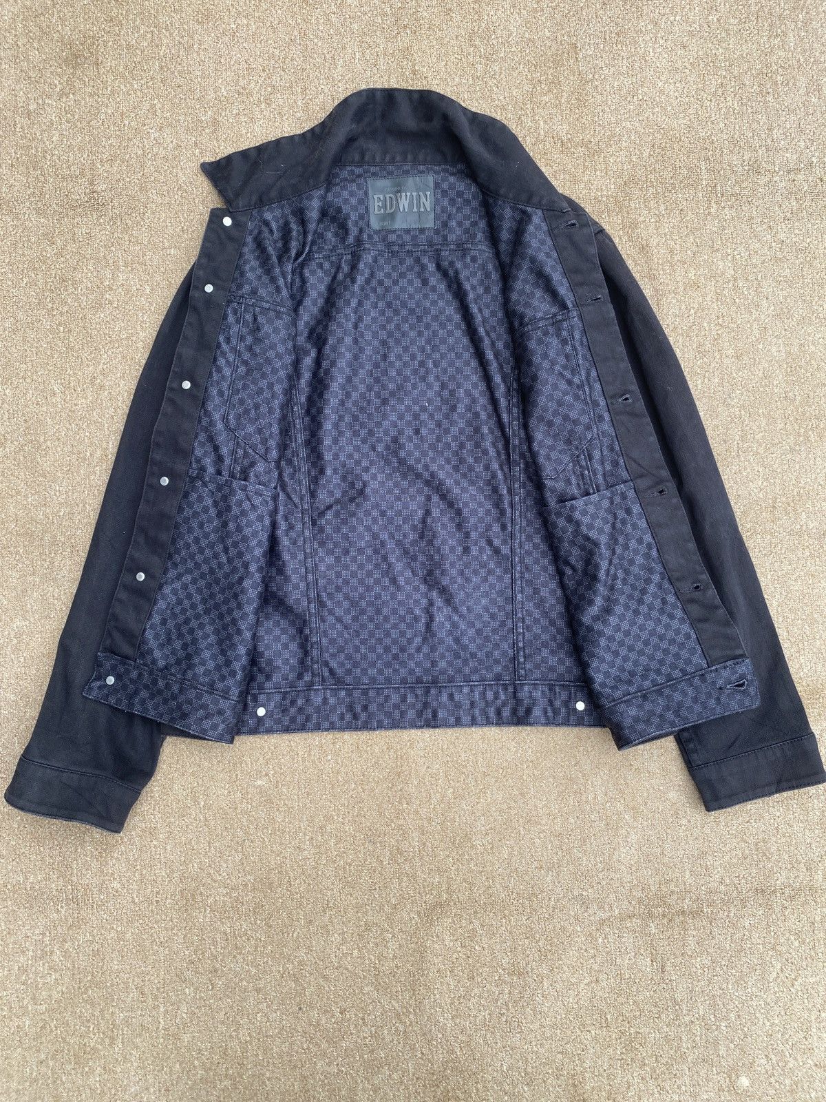Edwin Vintage edwin black tag denim jacket Size US L / EU 52-54 / 3 - 8 Thumbnail