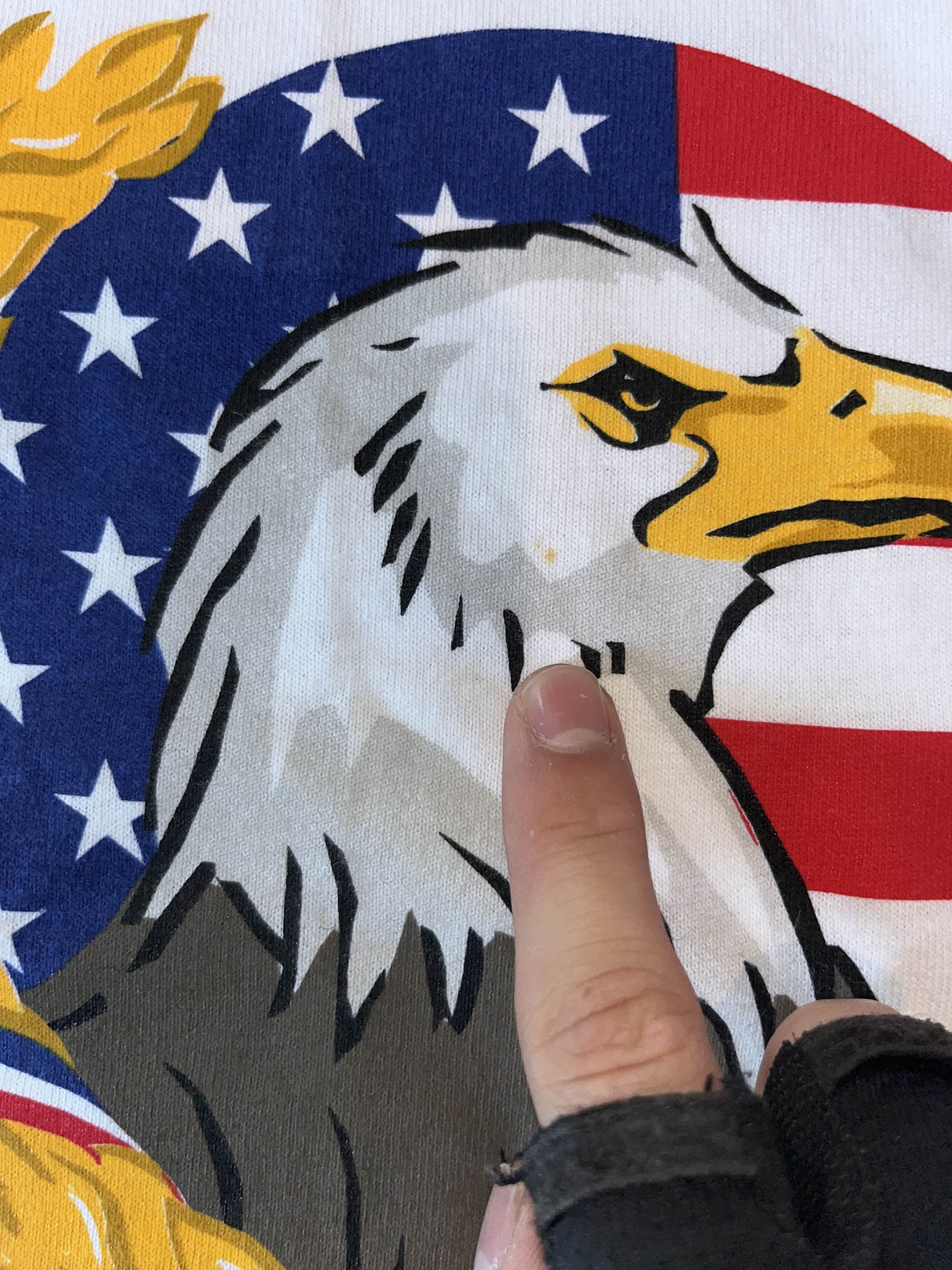 Vintage Vintage 90s/00s Veterans Day Bald Eagle Shirt Size US L / EU 52-54 / 3 - 4 Thumbnail