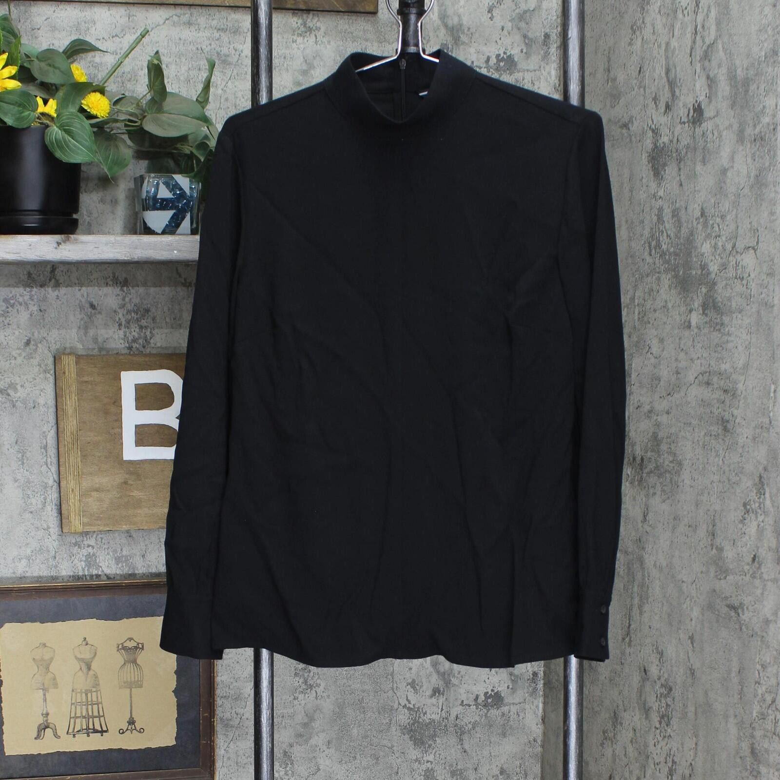 Lands' End Lands' End 3/4 Mock Neck Blouse 503279-sample 2 Tall Black Size XS / US 0-2 / IT 36-38 - 1 Thumbnail