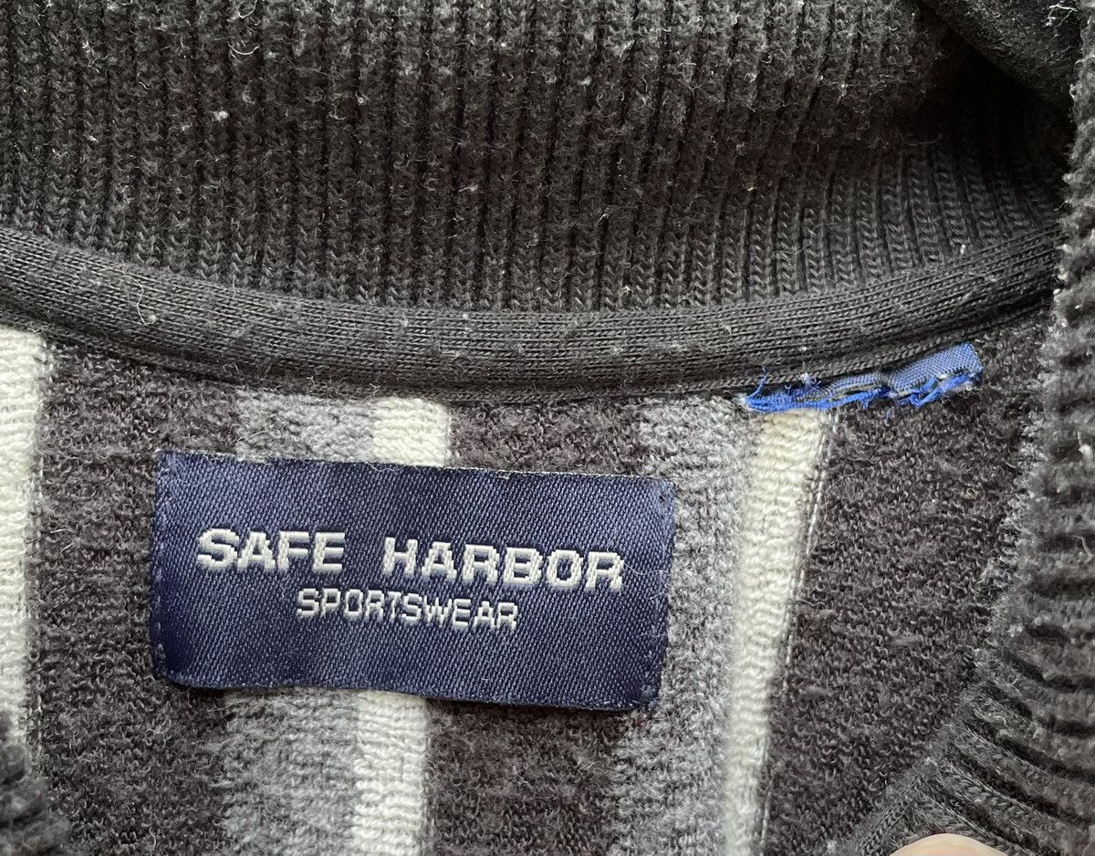 Vintage Vintage 90s Safe Harbor Sportswear 1/4 Striped Pullover Size US L / EU 52-54 / 3 - 2 Thumbnail
