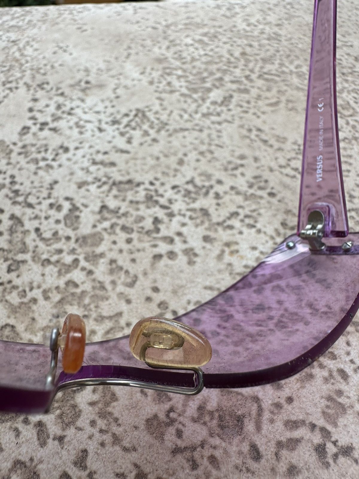 Versus Versace Versus Versace Sunglasses Pink mod.E68 Size ONE SIZE - 5 Thumbnail