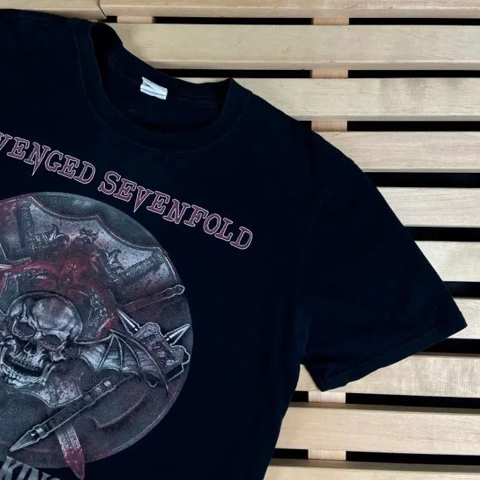 Band Tees Mens Vintage T Shirt Avenged Sevenfold Hail The King Size L Size US L / EU 52-54 / 3 - 2 Thumbnail
