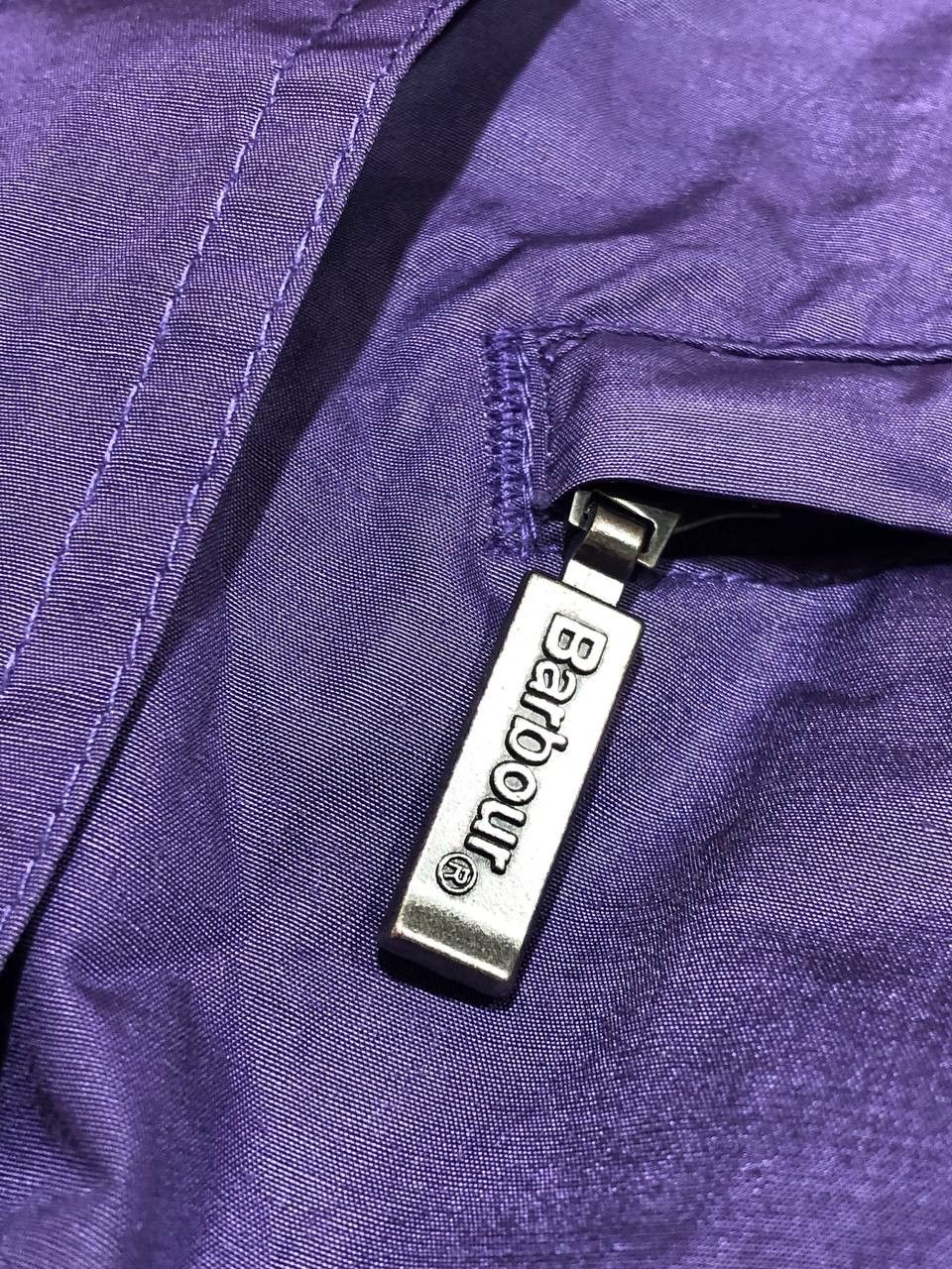 Barbour vintage purple Barbour jacket logo Y2K Streetwear Size M / US 6-8 / IT 42-44 - 7 Thumbnail
