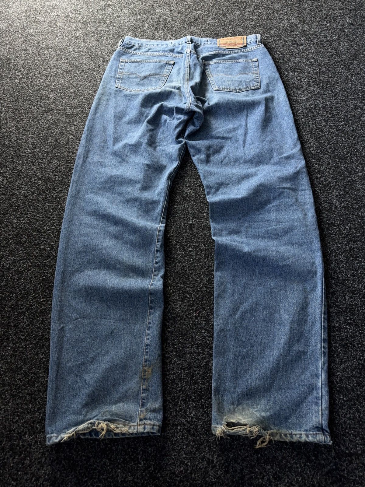 Diesel Vintage 90s Dirty Distressed Diesel Industry Italy Jeans W38 Size US 38 / EU 54 - 10 Thumbnail