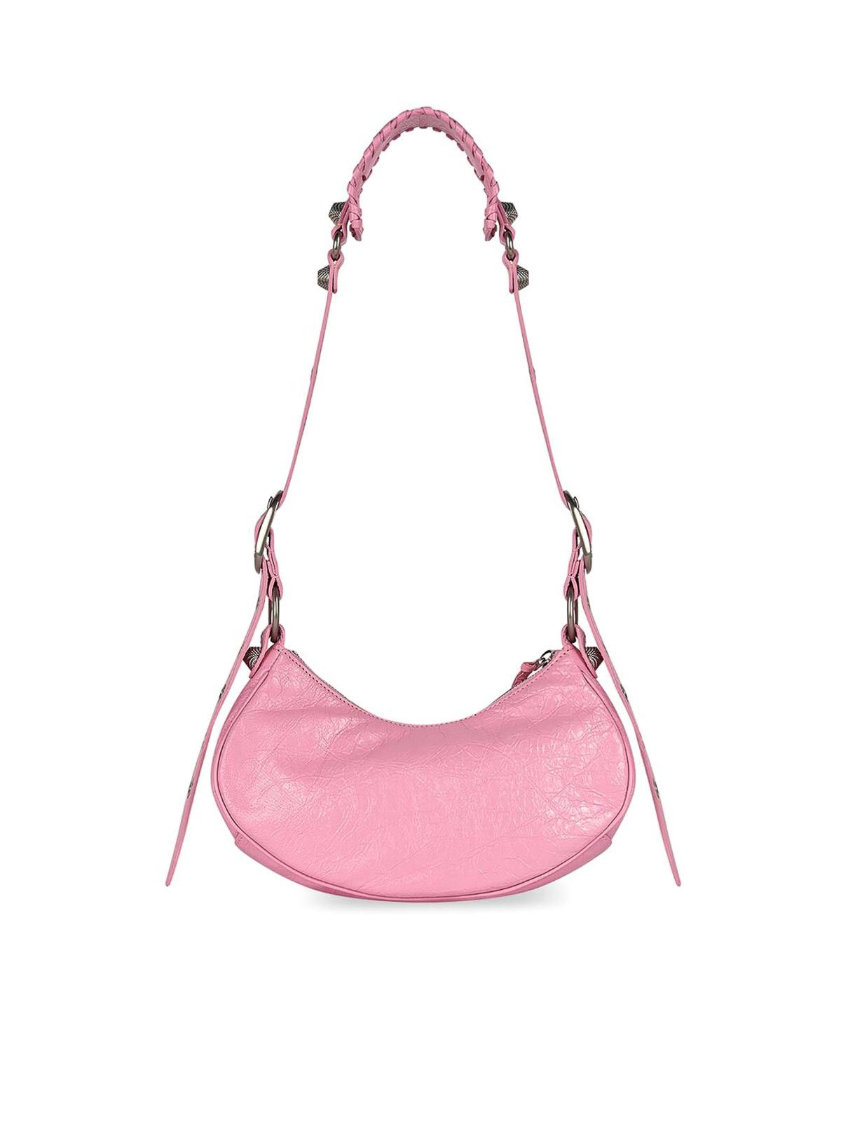 Balenciaga o1tr1nto1025 Size: OS / Le Cagole XS Shoulder Bag in Pink Size ONE SIZE - 3 Thumbnail