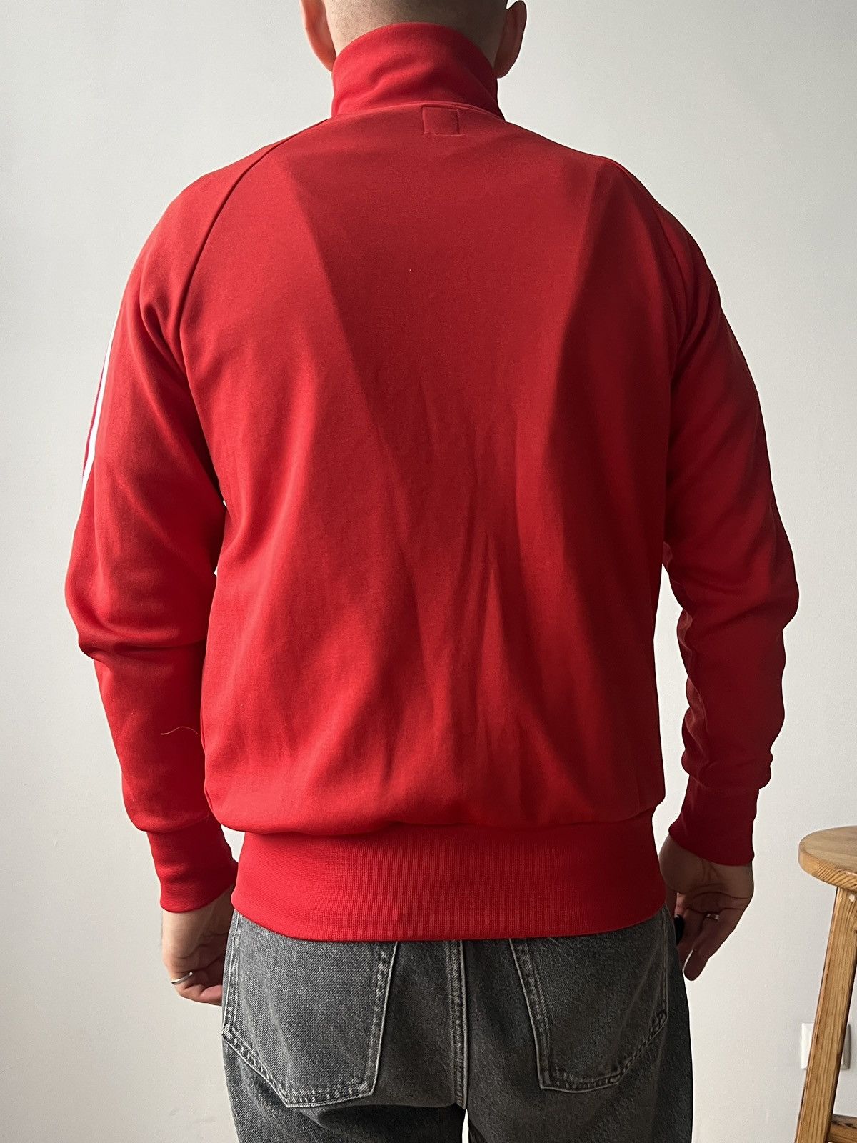 Adidas Adidas Originals Classic Men's Red Full Zip Track Jacket M Size US M / EU 48-50 / 2 - 3 Thumbnail