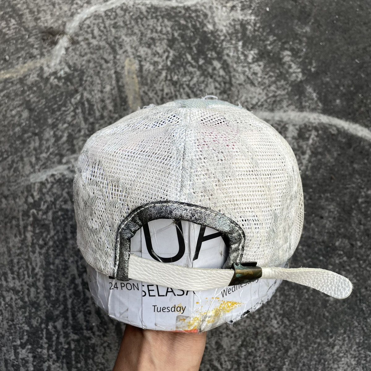 14th Addiction SICK,, patchwork and distressed trucker hat Size ONE SIZE - 6 Thumbnail