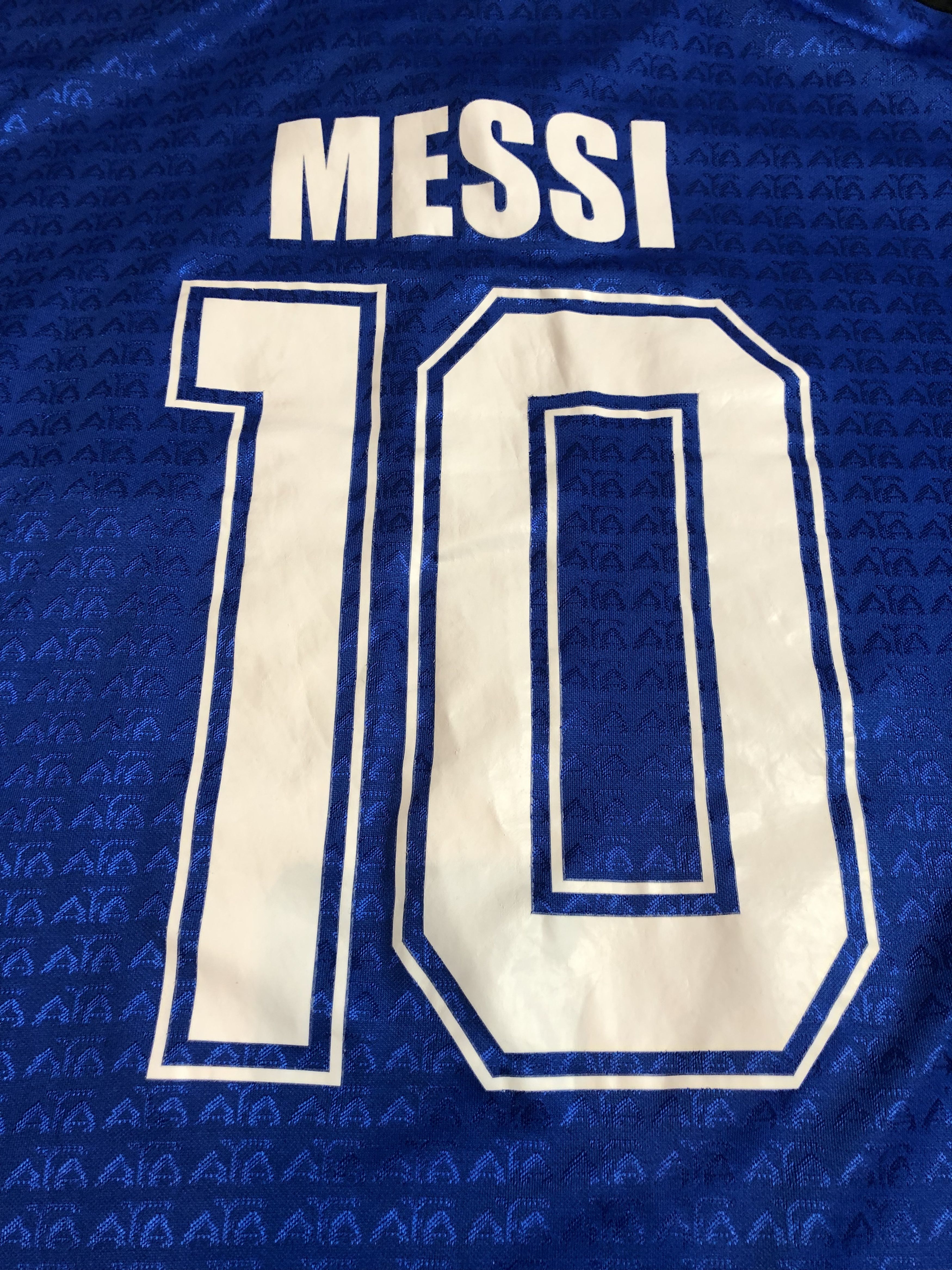 Adidas Vintage Messi Argentina Blue Soccer Jersey Size US M / EU 48-50 / 2 - 5 Thumbnail