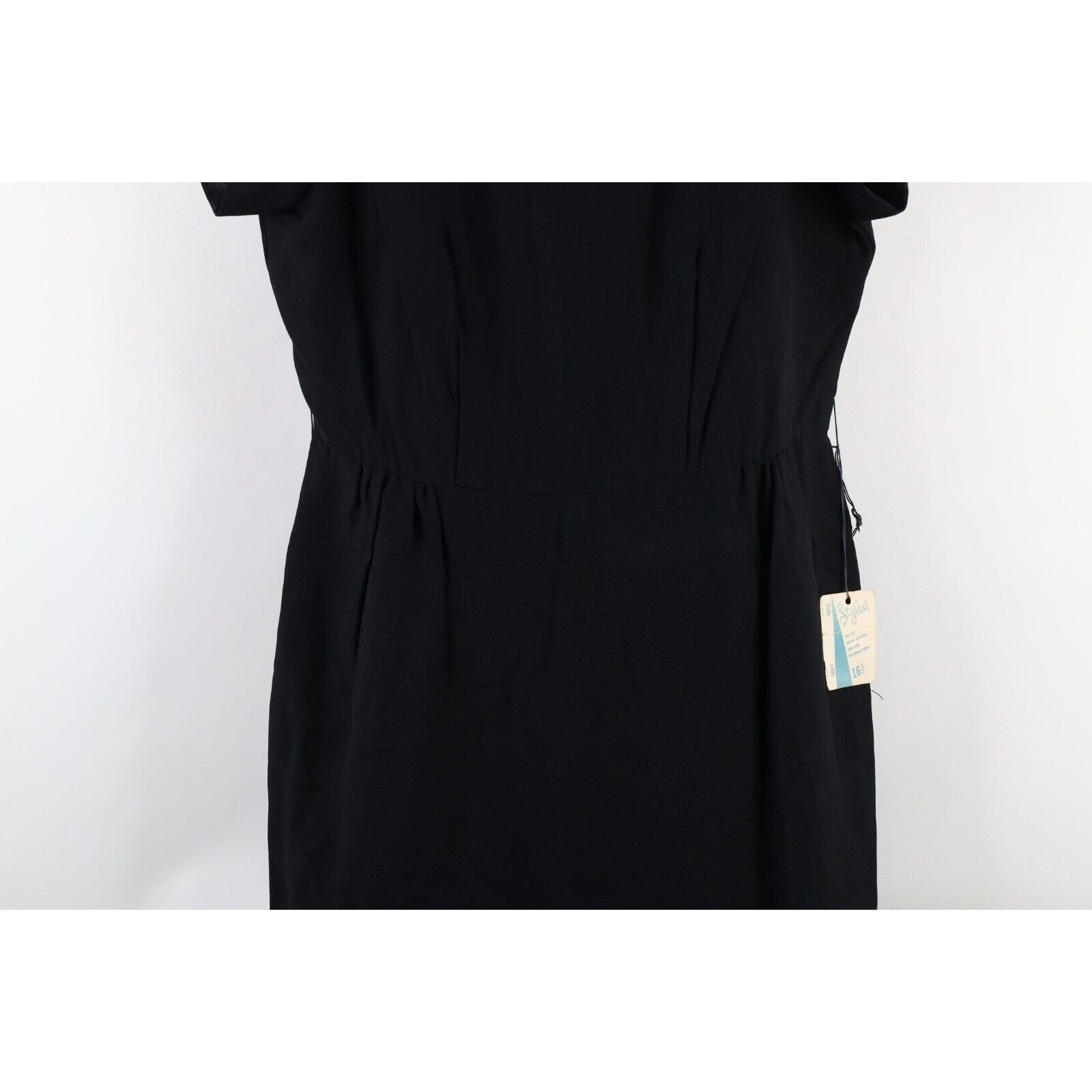 Vintage Deadstock Vintage 50s 60s Rayon Blend Dress Size XXL / US 16-18 / IT 52-54 - 3 Thumbnail