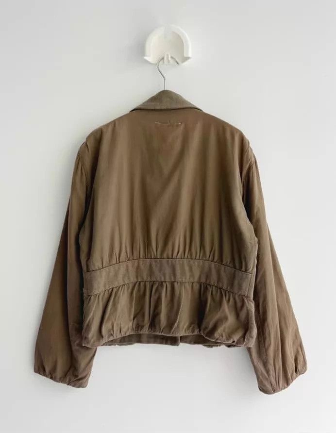 Maison Margiela Maison Margiela Vtg Milk-Tan Distressed Jacket Size XS / US 0-2 / IT 36-38 - 3 Thumbnail