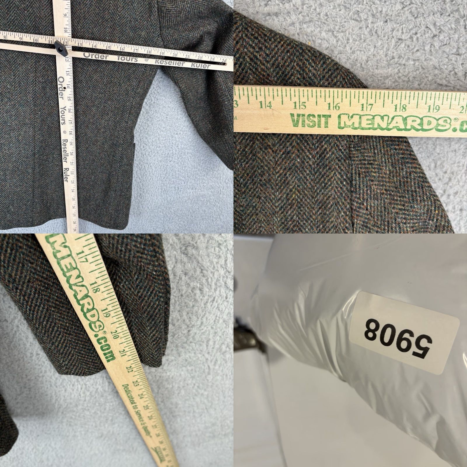 Vintage VINTAGE L.L. Bean Blazer Jacket Womens 4 Petite Wool Tweed Quilted Insulated 90s Size S / US 4 / IT 40 - 8 Thumbnail