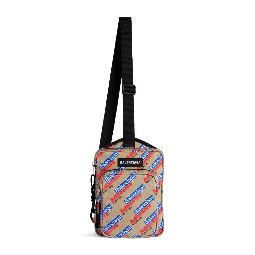 Balenciaga o1mt1gz1025 Explorer Crossbody Messenger Bag in Multicolor Size ONE SIZE - 1 Thumbnail