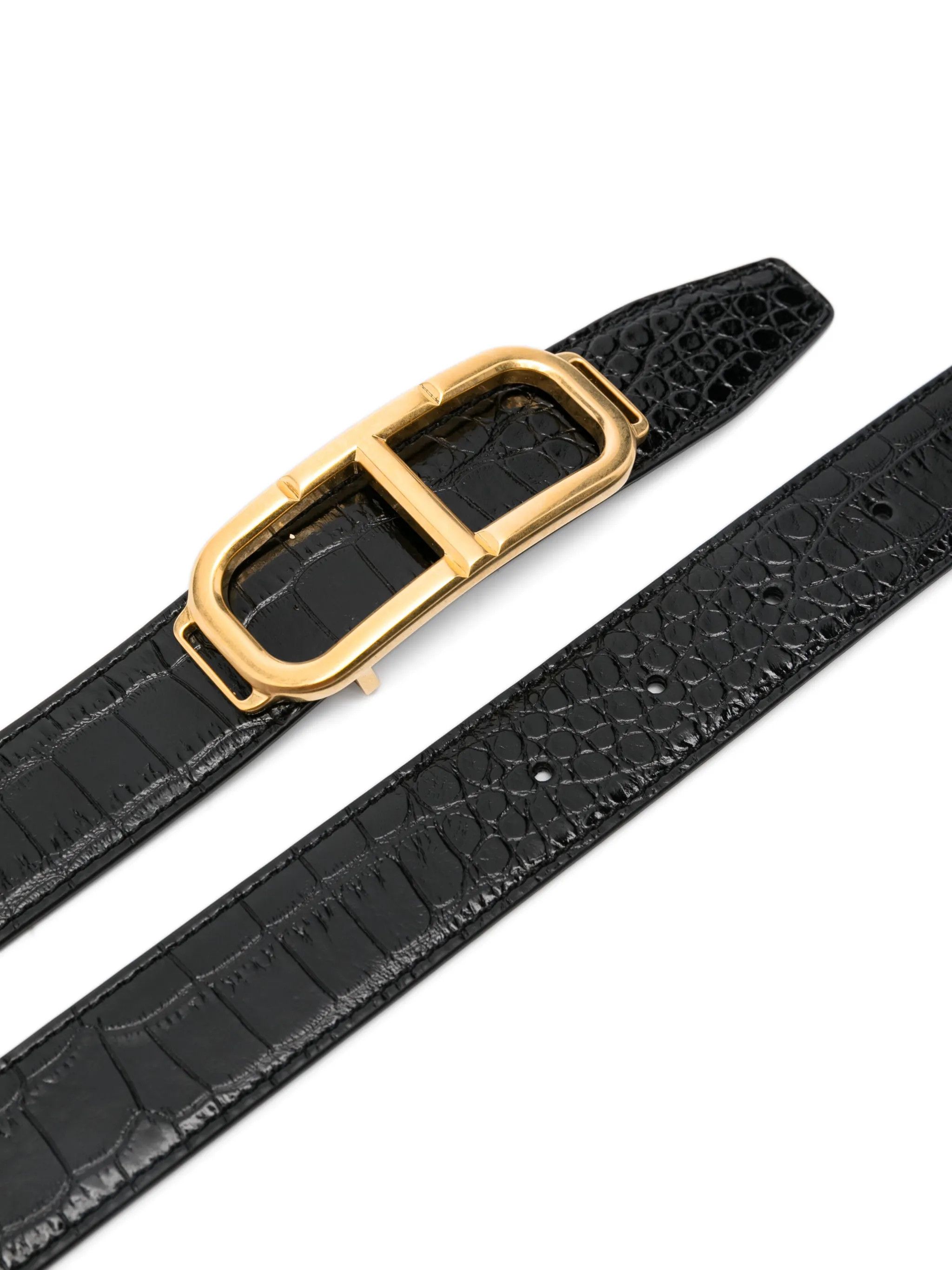 Tom Ford o1s22i1n0125 Size 100 / Reversible Belt in Black Size 40 - 2 Thumbnail