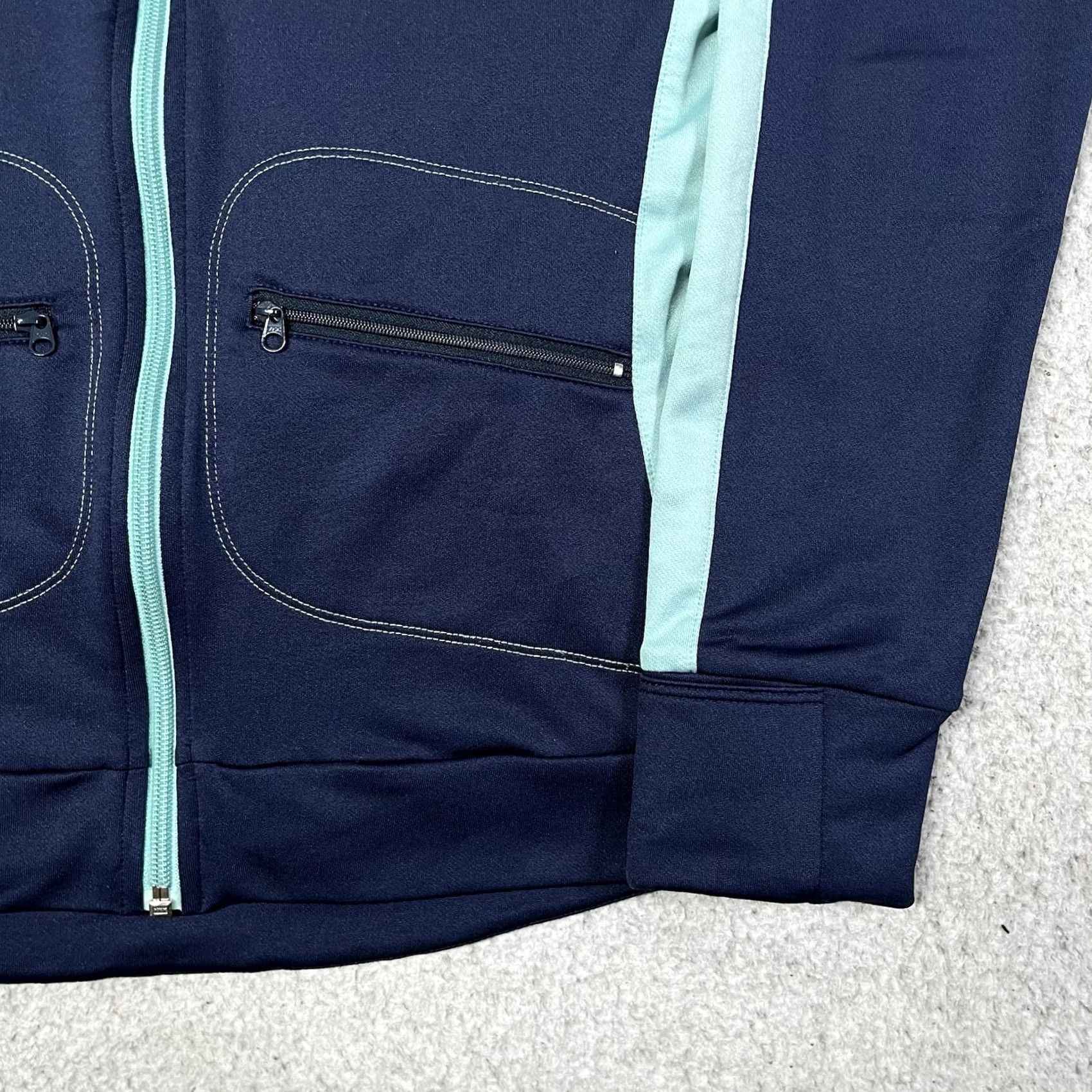 Alo Alo Jacket Womens M Blue Full Zip Athletic Activewear Running Yoga Pockets Size M / US 6-8 / IT 42-44 - 5 Thumbnail