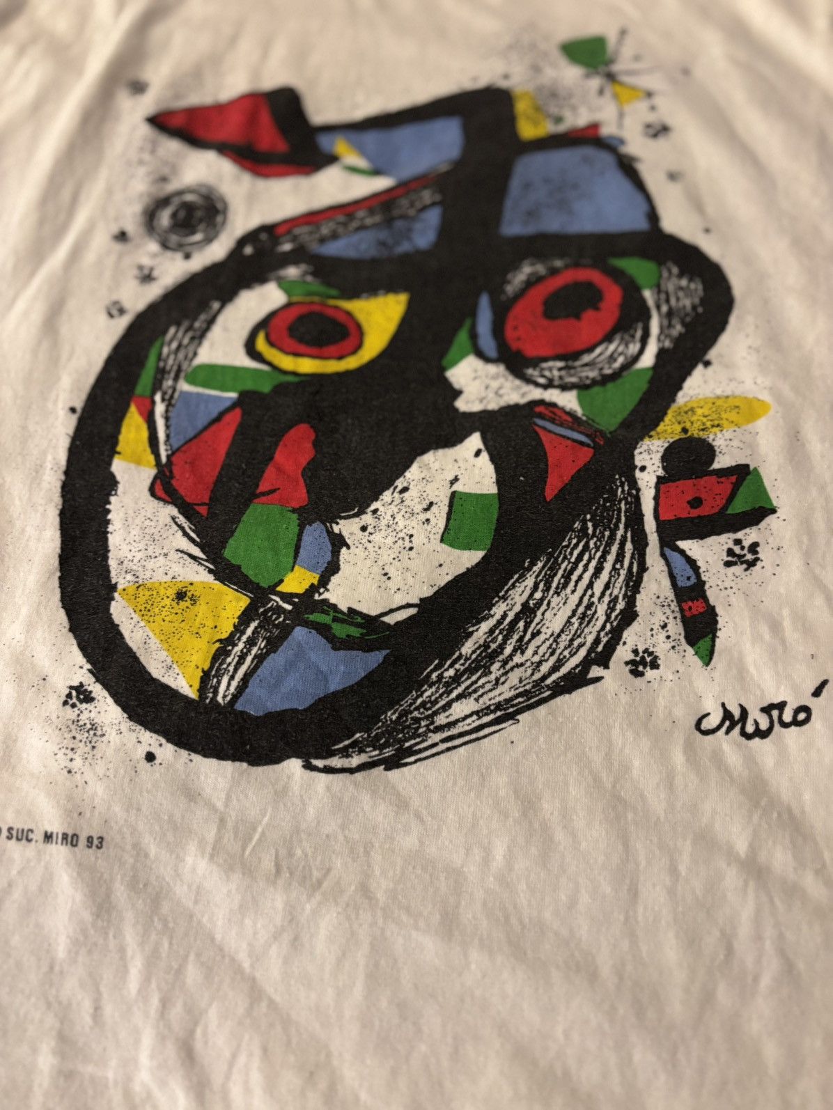 Other Vintage Joan Miro Impressionist 1993 Art T Shirt 90s Size US L / EU 52-54 / 3 - 2 Thumbnail