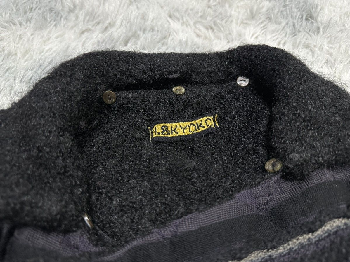 Japanese Brand 🔥Rare Archive M.&Kyoko Crafted Knit Asymmetric Cloaks Size US L / EU 52-54 / 3 - 11 Thumbnail