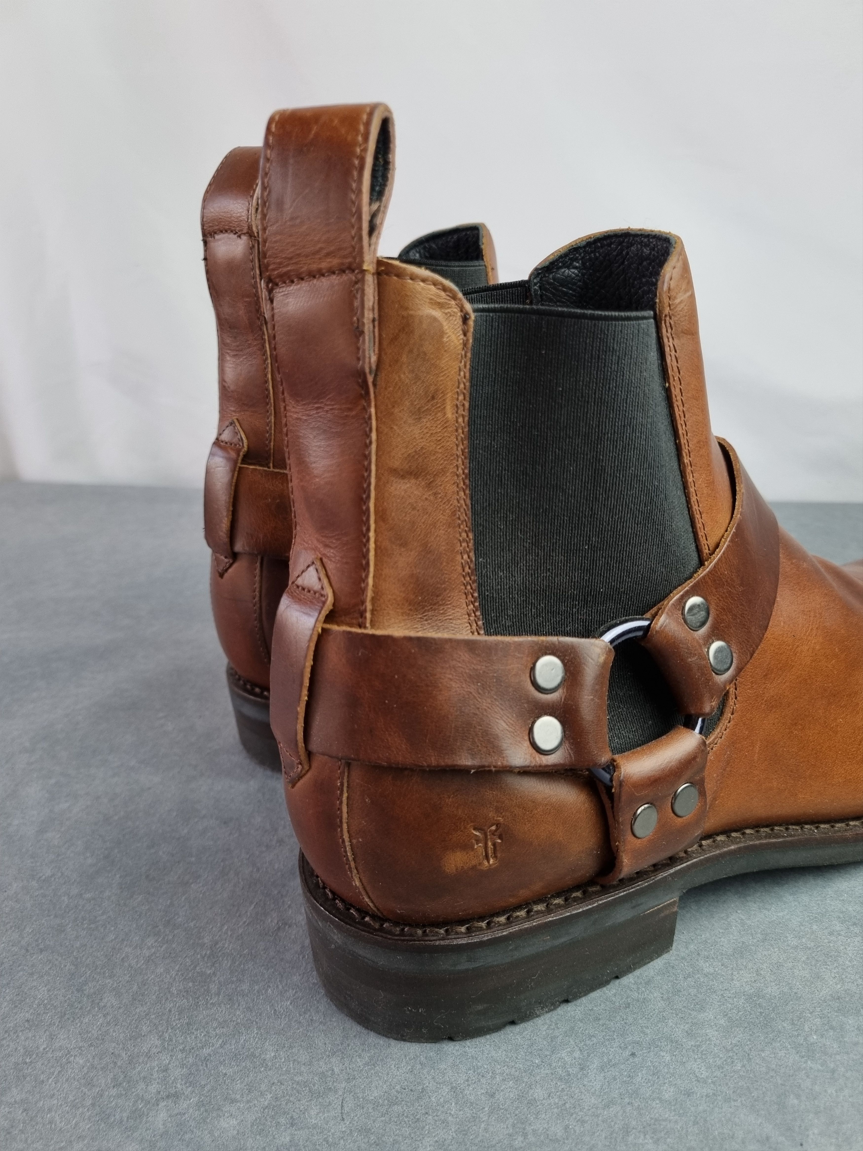 Frye × Vibram Frye Mexican Cowboy Leather Vibram Resist-Oil Boots Size US 9.5 / EU 42-43 - 18 Thumbnail
