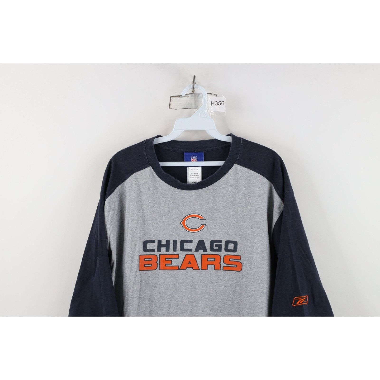 Reebok Vintage Reebok Chicago Bears Football Raglan T-Shirt Size US L / EU 52-54 / 3 - 2 Thumbnail