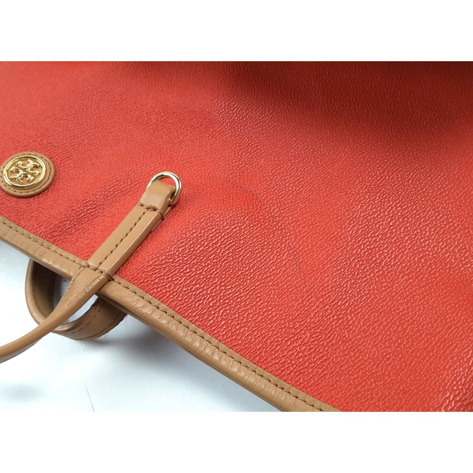 Tory Burch Tory Burch Large Tote Beach Shoulder Handbag Purse Red Women Tote Large Beach Purse Red Size ONE SIZE - 7 Thumbnail