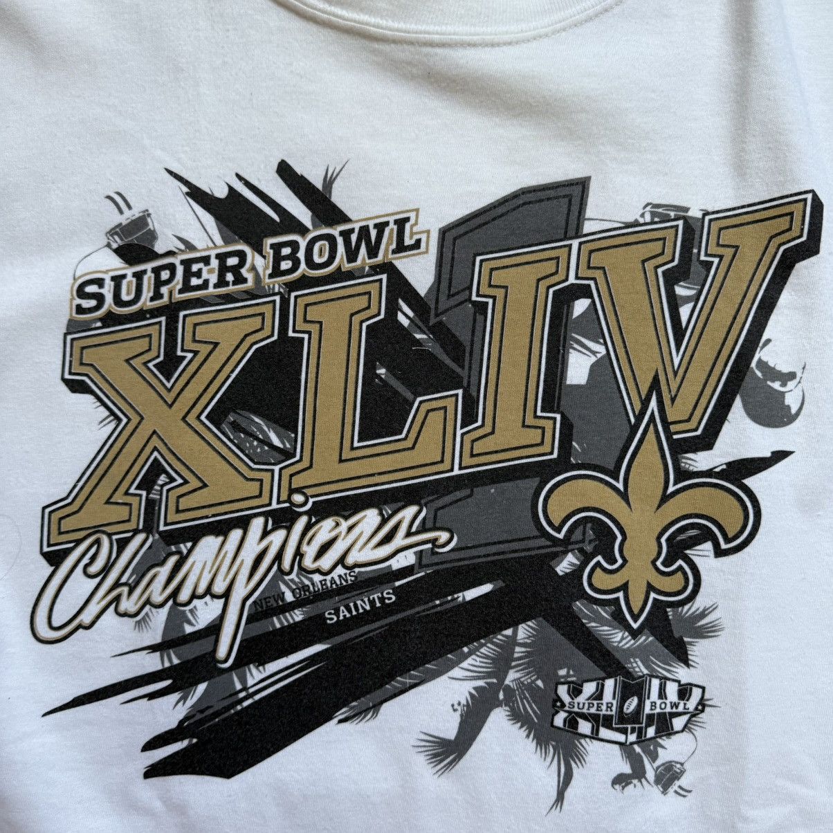 Reebok Vintage Y2K New Orleans Saints SB Champions Tee Size US XL / EU 56 / 4 - 4 Thumbnail